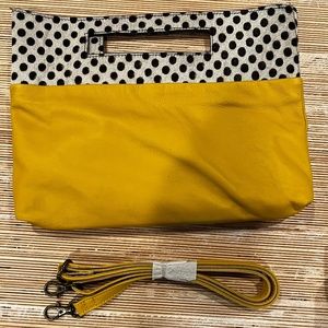 Anthropologie Leather Clutch